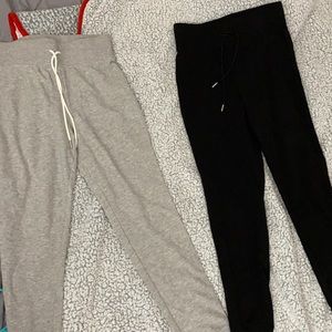 grey and black tights